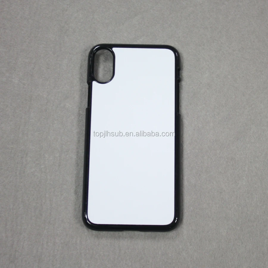 metal black plastic sublimation phone case blanks for iphone x