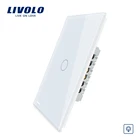 LIVOLO VL-C5 high quality home automation remote control touch light electric switch touch screen