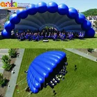 China supplier trade show tent type PVC Tarpaulin blue Inflatable concert shell tent for sale