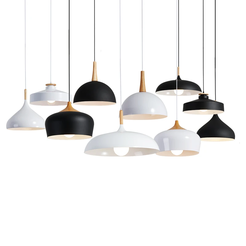 Nordic-Pendant-Lights-Wood-Aluminum-Lampshade-Industrial-Lighting-Loft-Lamparas-Dining-Room-Pendant-Lamp-E27-Light (1)