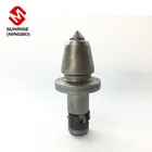C21FHD 25mm Shank carbide teeth rotary drilling round cutter tooth tungsten carbide trench cutting tools