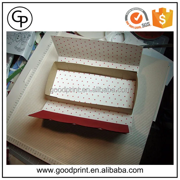 custom tri foldable kraft matt box corrugated shipping mail gift