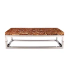 New Style Professional Modern Marble 1.2cm Coffee Glass Table For Sale