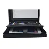 PU Leather Zippered Business Portfolio With Handle