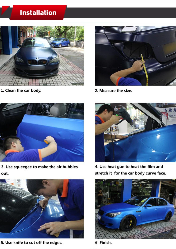 Comprar 152x30CM Black Glossy Vinyl Film Gloss Glossy Car Wrap