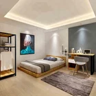 Custom made hotel bedroom furniture and serviced apartment furniture with HPL or melamine board