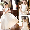 X1074 high end one piece unique style kids clothes oem engagement dress for girls wedding wear