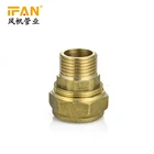 High Quality Water System Hot And Cold Plumbing Materials Parts Brass Pipe Fitting
