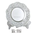 promotion gift items antique silver metal 3d Relief souvenir plate stock sells