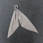 Satin Silk Elastic Hair Scrunchies Hair Scarf Ponytail Holder Scrunchy Ties for Women