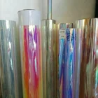 Clear Pet Rainbow Dichroic Iridescent Transparent Vinyl Film Roll