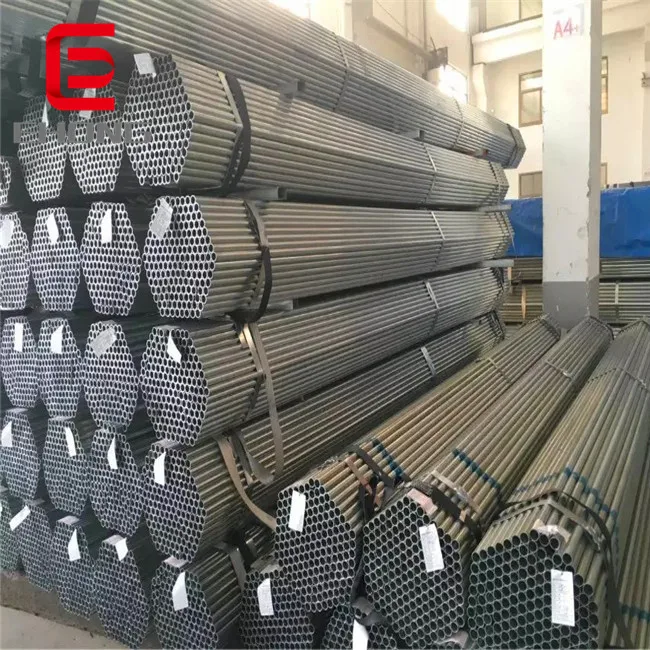 Chain link fence post zincato tubo di acciaio! Made in china classe bs1387 b gi tubo 1 "2" 3 "4" pollici zincato tubo