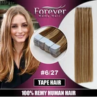 Hot sale no shedding curly mini flower blue double drawn colorful tape hair extensions