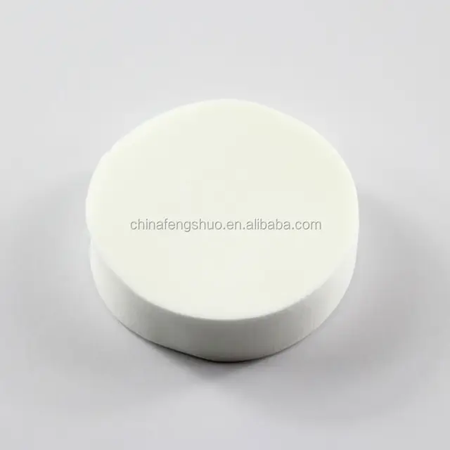 round cosmetic powder puff