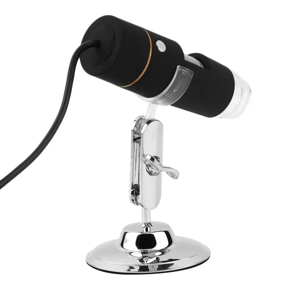 2017 Brand New Digital 50-500X 2MP USB 3.0 8LED Microscope Endoscope Video Camera Magnifier with Stand