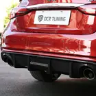 Carbon Fiber Rear diffuser For Infiniti Q50 Rear bumper diffuser without light style 2014-up