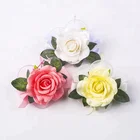 real touch artificial flower single stem rose head