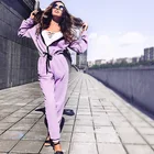 Women Active Wear Ladies Sexy XXXX USA Jumpsuit Workout Clothing