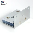 Zinc Alloy Glass Holder Stainless Steel Glass Clips Wall To Glass Clamp Glass Holder For Shower Door