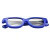 Wholesale Black / Blue Passive 3D Glasses for Kids