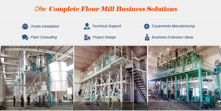 Widely used vetical grain roller flour mill