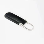 Factory Custom PU Keychain Key Chain Custom Corporation Logo Blank Leather Key Chain