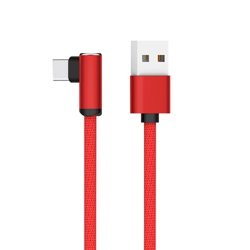 iHaitun 90 degree right angle L shape Bend magnetic type c USB Cable for Android for iphone ipad - ANKUX.COM