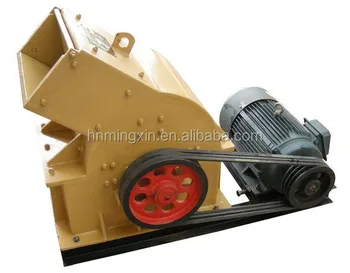 Universal low noise less cost hammer mill glass crusher