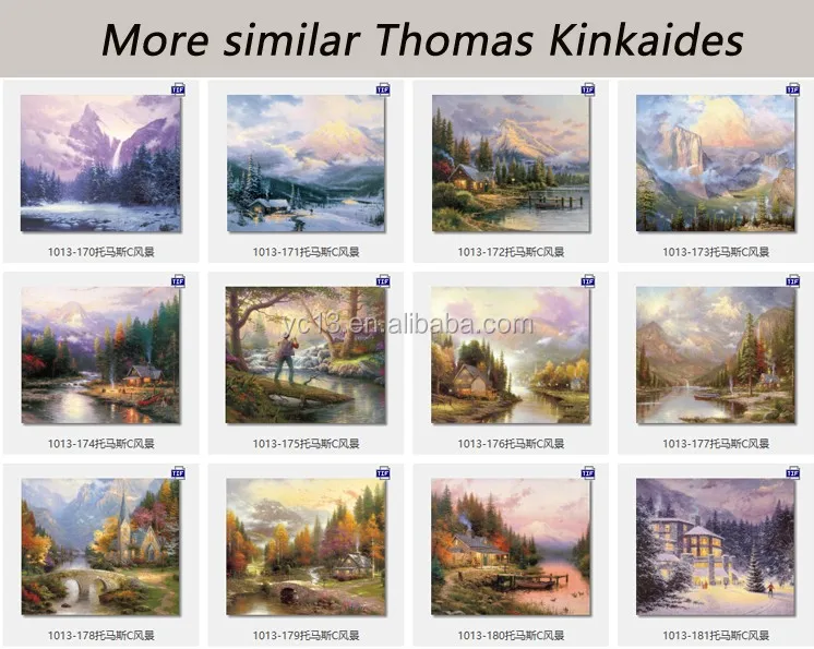 magnetic picture frame & print magnetic paintinga Thomas kinkaides 1013-174