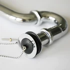 Aifol 1 1/4" copper Siphon waste Couping Pipe Drain Bottle P-Trap
