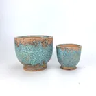 Terracotta Bowl shaped antique pottery for garden