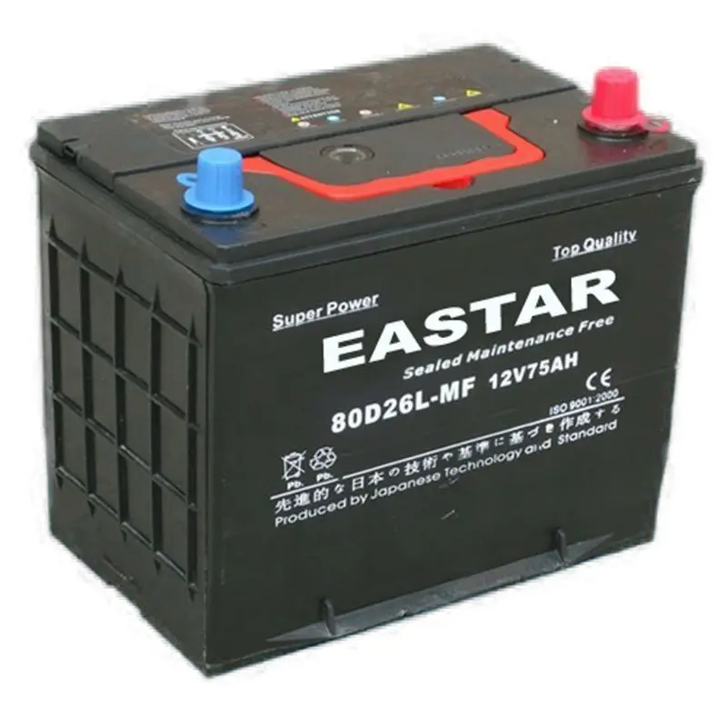 80d26l 12v 75ah Mf Wholesale Car Batteries12v Car Battery