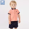 DB7461 dave bella summer baby boy's clothing sets children infant toddler suit kid's high quality clothes