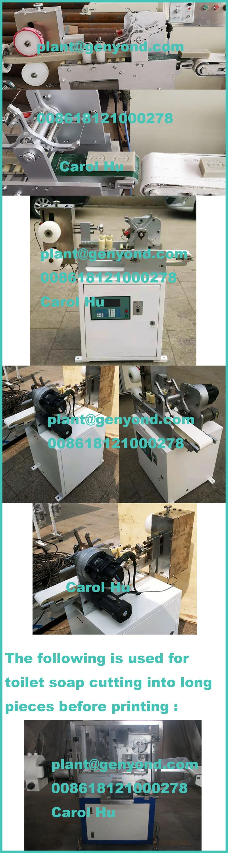 soap cutter cutting machine