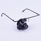 Glasses Watch Repair Tools 20x Magnifying glass With Lights