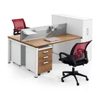 Simple Hot Sale Wooden Office Desk MFC Panel Workstation for Employee Modern Office Table
