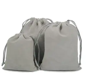 custom gift bag flannelette bag lint satin drawstring pouch