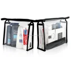 Zipper Pouch Cosmetic Zipper Bag Travel Clear Plastic Zipper Pouch For Cosmetic Gift Bag Packaging