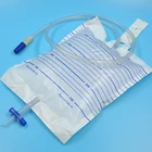 Class I Close Urine Bag Close System Urine Drainage Bags With Rubber Sampling Port