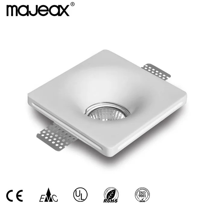 Majeax indoor IP20 modern gypsum ceiling recessed trimless led downlight plaster lamp