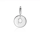 Wholesale custom logo charm fashion letter p pendant jewelry