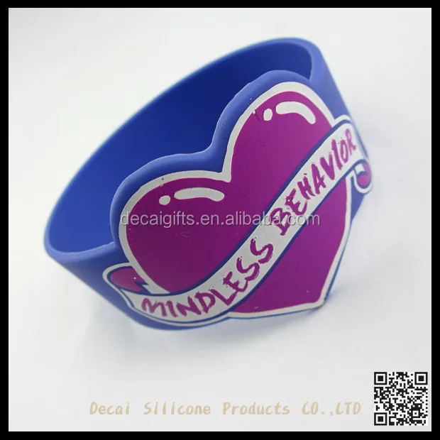 wholesale full color printing cheap custom silicone wristbands