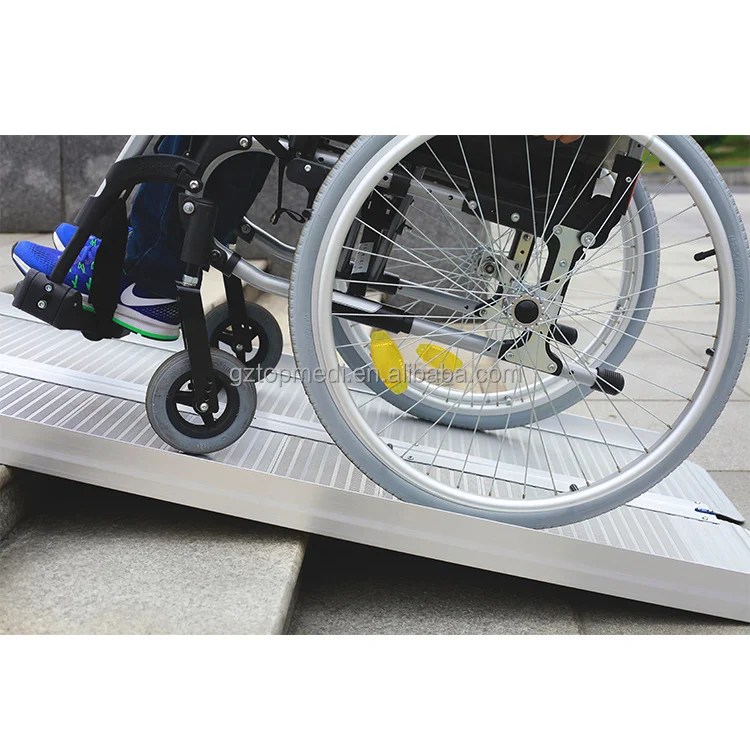 Rampa para cadeiras de rodas cadeira de Rodas Dobrável de Alumínio portátil de Alta capacidade de carga e da motocicleta