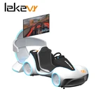 High-end Leke Simulated Racing Car 9d VR Game Machine for Amusement Park
