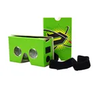 Free samples 3d mockup pictures branded google vr cardboard foldable vr viewer
