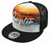 gangster sublimation printing topi/ embroidery polyester mesh cap/snapback hip-hop cap hat