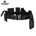 Security Men Molle Oxford Nylon Black Holster Belt