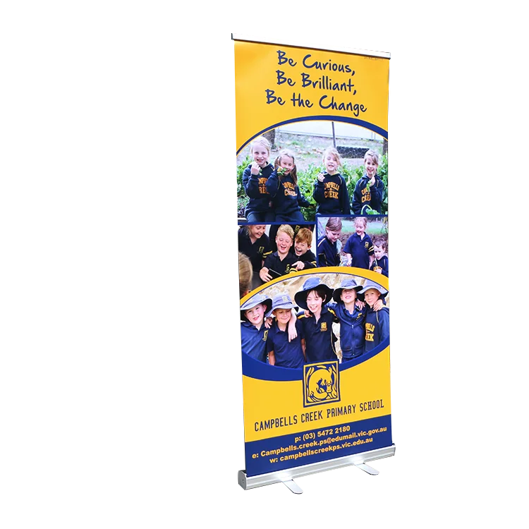 Free Standing Banner Table Banner Stand Cardboard Display Stand