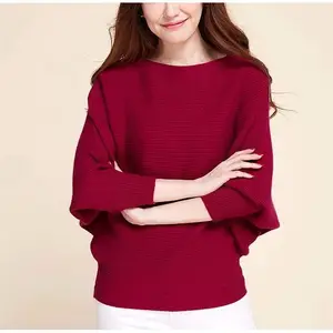 autumn winter pullover 100% women knitted cashmere sweater