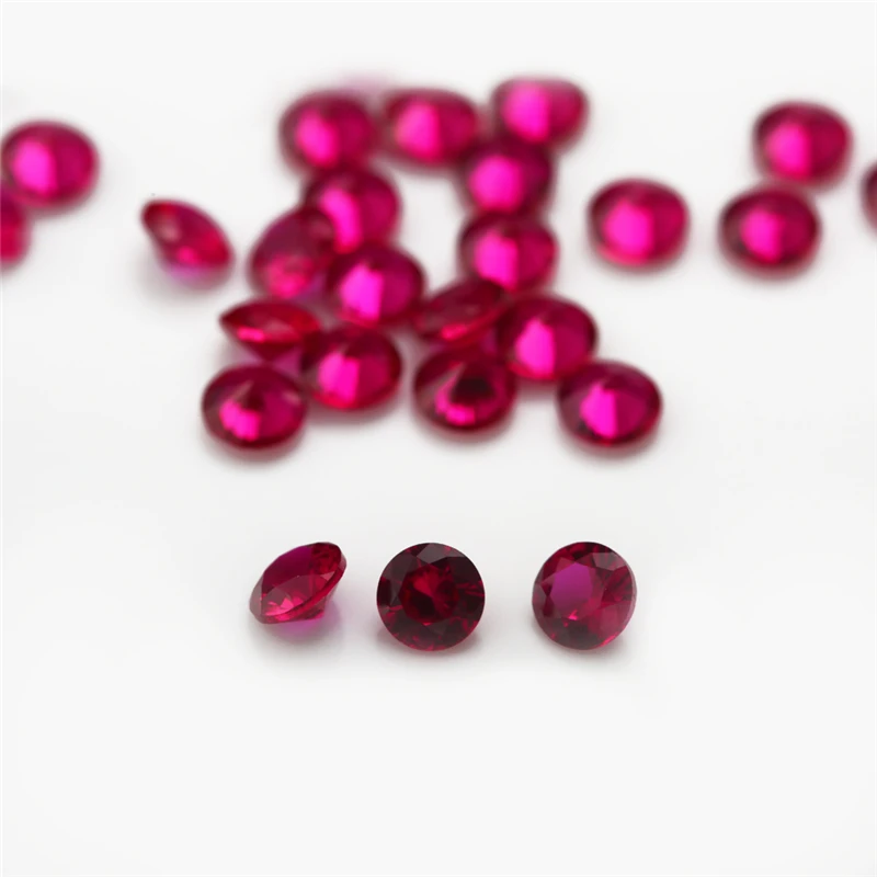 8 # красный промышленный синтетический Рубин цены за карат драгоценный камень рубин